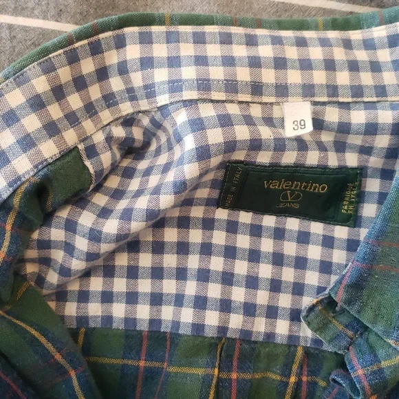 Valentino Button Down Shirt Size EU39 ⛰ - Picture 4 of 10